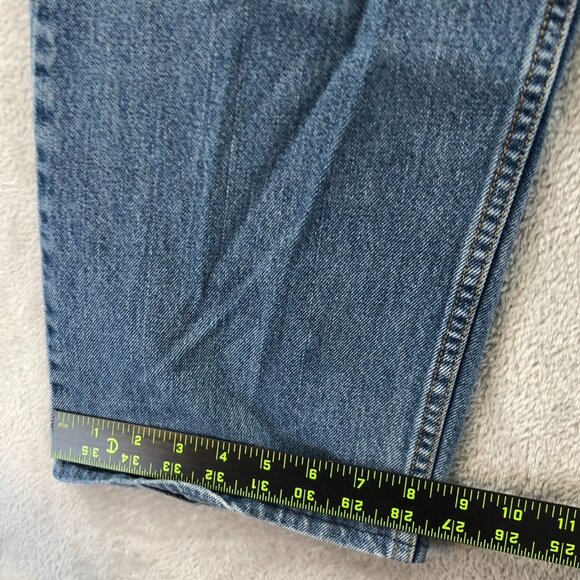 Levis Mens 505 Mens Jeans Size 38x32 Hemmed to 38x26 Straight - Picture 8 of 16